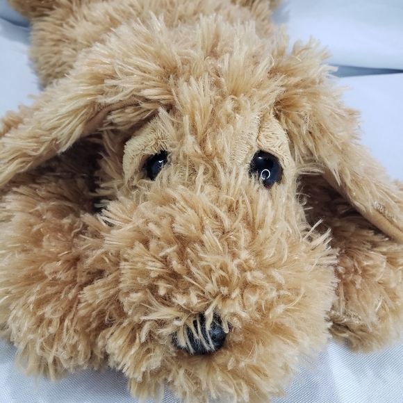 TY Beanie Classic Baylee Brown Dog 14 Inch Laying Plush Stuffed 2017 Floppy - Picture 2 of 8